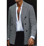 Men's All-match Slim-fit Plaid Casual Suit