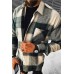 Men's Plaid Pocket Long Sleeve Flannel Shirt