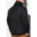 Men's Drawstring Stand Collar Long Sleeve Knit Sweater